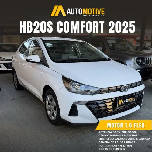 Hyundai HB20S Comfort Plus 1.0 Flex 12V Mec. 2025