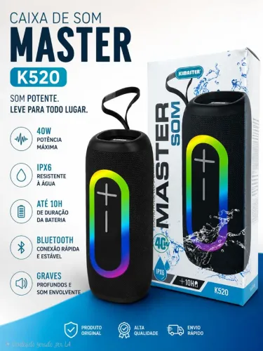 Caixa de som MASTER K520 40w (lacrado)