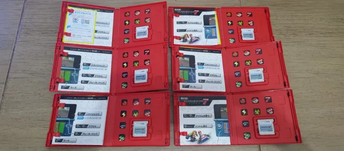 Lote com 6 Jogos Mario Kart 7 - Nintendo 3DS Original
