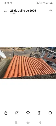 Telhado colonial 12m2