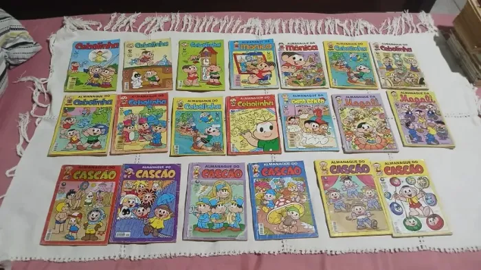 20 gibis pacote da turma da mônica editora globo raras e antigas