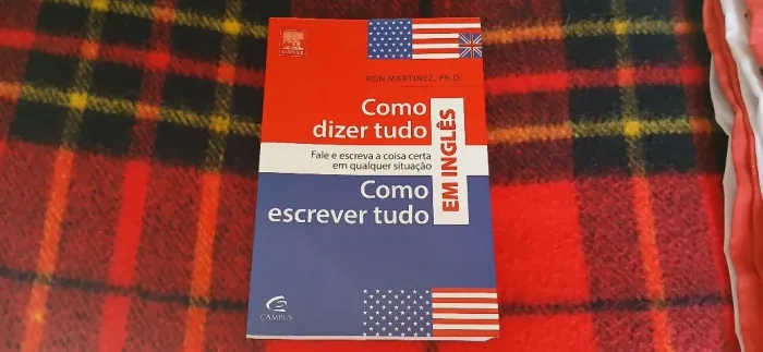 Livro Como Dizer Tudo em Inglês (Estado de Novo - Sem Marcas)