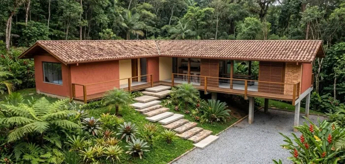 Casa em Condominio com saída para rio