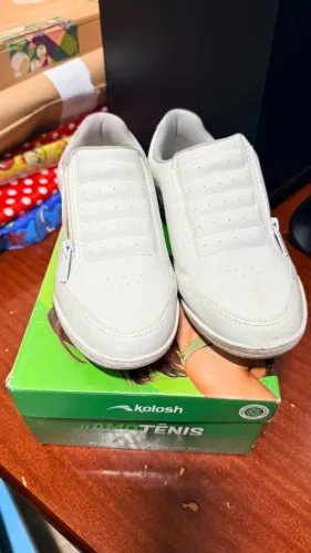 Tênis Kolosh Branco - Esportivo e Casual