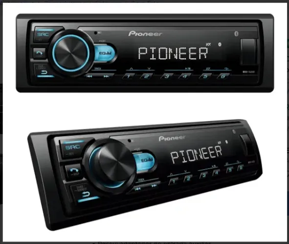 Rádio Pionner Mvh-145br Mp3 Player Som Automotivo Usb Bt