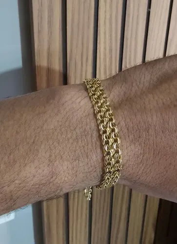 Pulseira de ouro 18k