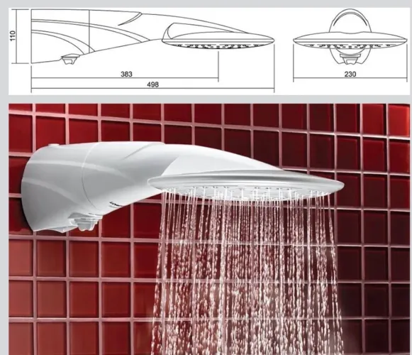 Chuveiro Elétrico Advanced Lorenzetti Multitemperaturas 7500w 220v Branco