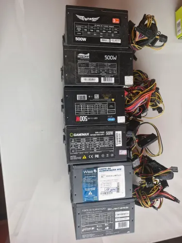 Fontes 500w apartir de 100