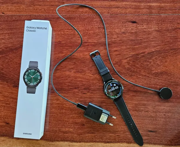 Samsung Smartwatch Galaxy Watch6 Classic LTE 47mm Tela Super AMOLED. 
