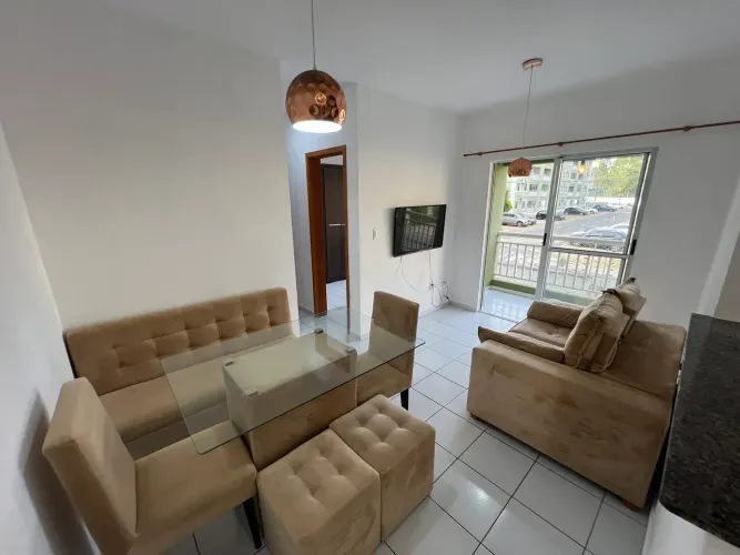 alugo apartamento mobiliado, 2 quartos, 2 wcs, 1 andar, nascente, TURU