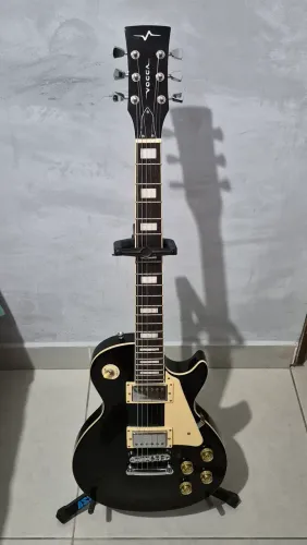 VOGGA Les paul lps230 nova, pedaleira tank mini + cabos