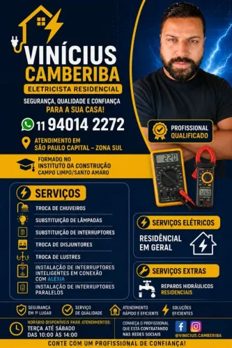 ELÉTRICA RESIDENCIAL EM SÃO PAULO CAPITAL 