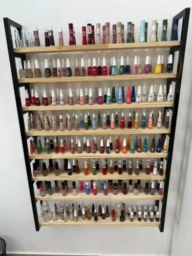 Espositor. De esmalte industrial