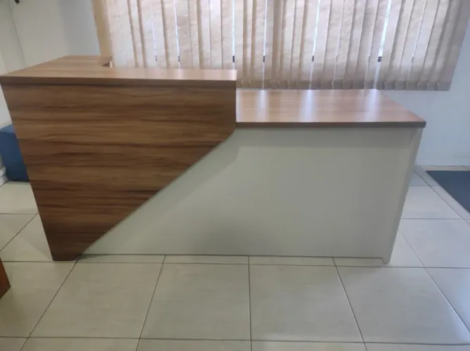 Balcão para recepção