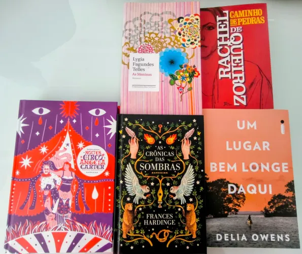 5 livros usados