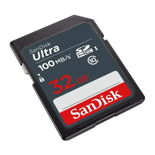 Cartão de Memória Sandisk 32GB Cartão Sd Ultra 100MBs