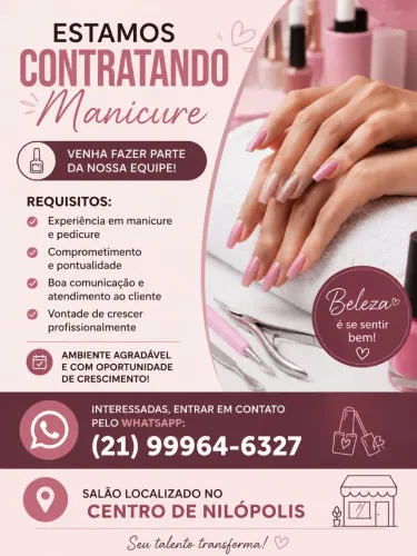 Abrimos processo seletivo