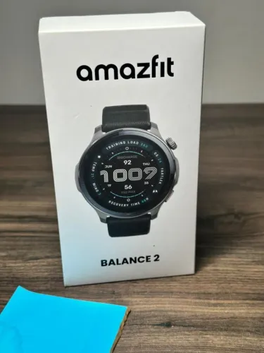 Amazfit BALANCE 2 NOVO! LACRADO! AMOLED 1.5 21 Dias 160+ Modos Esporte, GPS Dual Band