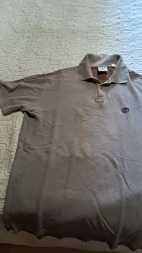 Linda camisa Polo Timberland tam.m caqui em dinheiro