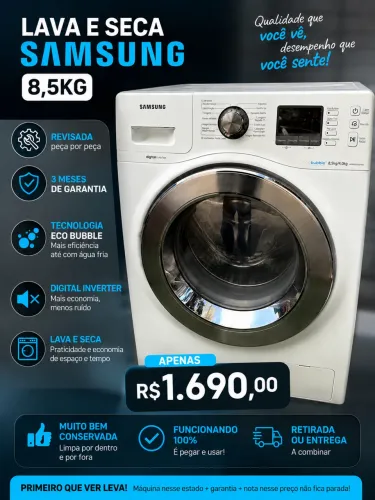 Lava e seca Samsung 8,5kg 