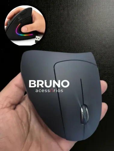 Mouse versátil rgb recarregável Bluetooth wireless