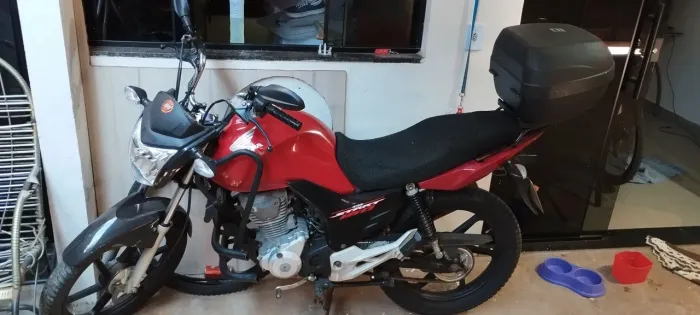 Honda cg start moto de garagem 36 mil rodados divido no cartão