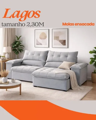 Sofá novo de fábrica muito barato