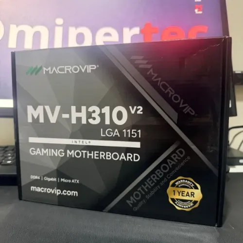 Placa Mãe H310 V2 LGA 1151 DDR4 M.2 M2 NVME HDMI Macrovip MV-H310