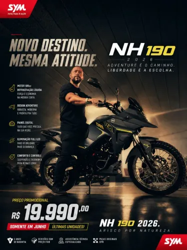 NH 190 2026 0KM POR APENAS 19.990,00 + EMPLACAMENTO + REVISÃO + ENTRADA FACILITADA