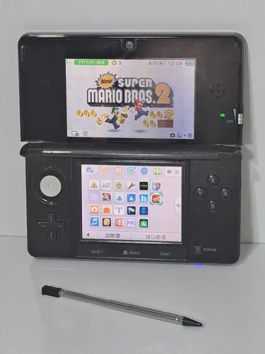 Nintendo 3DS Black Novo sem uso, Sem detalhe, Desbloqueado de mostruário, impecável !