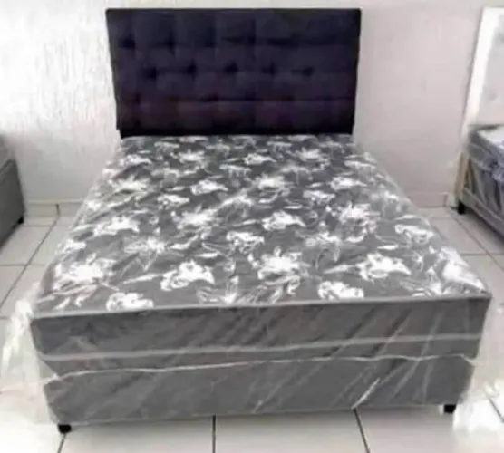 Cama box+colchao acoplado casal 320 avista