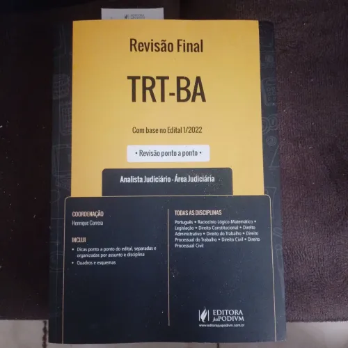 Revisão Final TRT