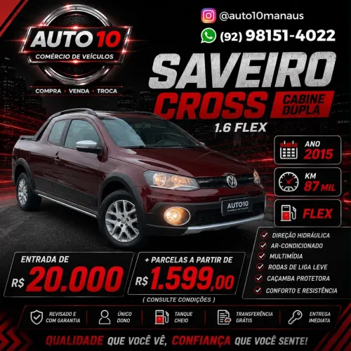 Volkswagen Saveiro Cross 1.6 T.flex 16V CD 2015