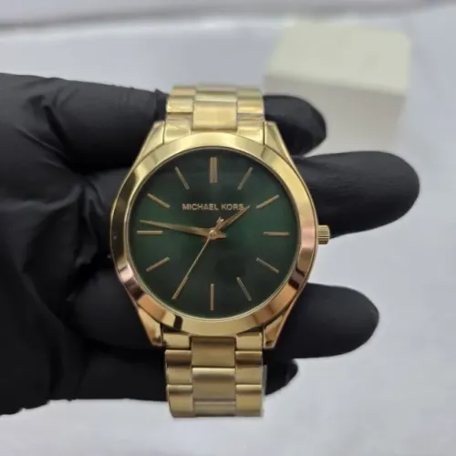 Relógio Michael Kors Dourado Mostrador Verde - Original