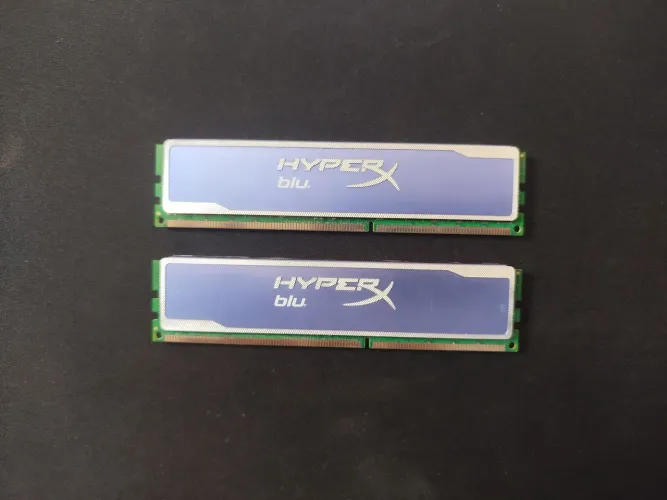 Memória ram 16gb 2x8 1600mhz ddr3 Kingston hyper x blue