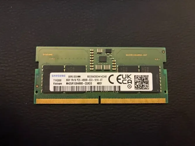 Memória RAM Samsung 8GB DDR5 4800MHz SO-DIMM Notebook