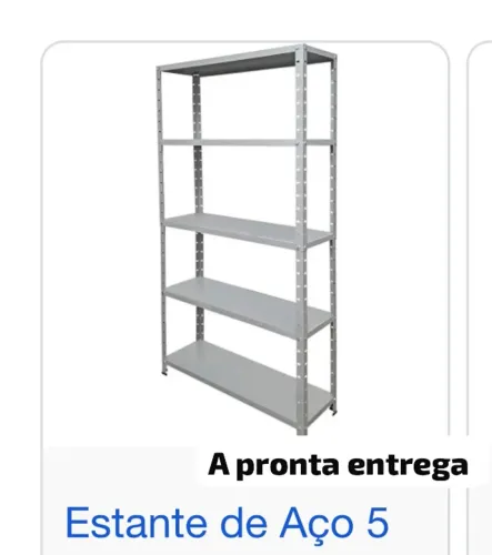 estante em aço