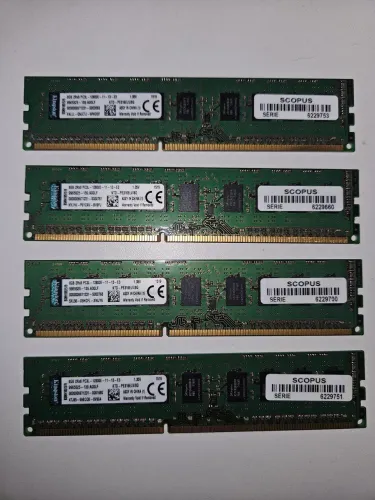 Memória ram 32gb 4x8 1600mhz