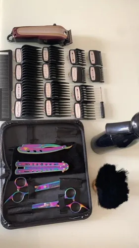 KIT COM MÁQUINA DE CABELO LEGEND