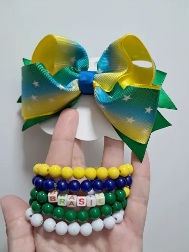 Acessórios infantis Brasil Copa Mundo