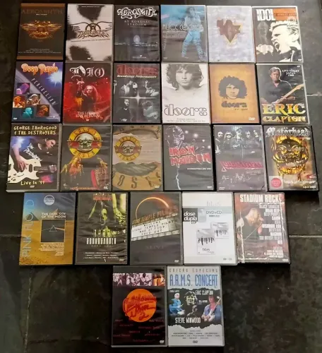 OPORTUNIDADE!! DVDs Originais de Rock e Metal . LEIA A DESCRIÇÃO