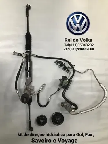 Kit de direção hidráulica para Gol, Voyage, Saveiro G5 a G8 e Fox todos modelos
