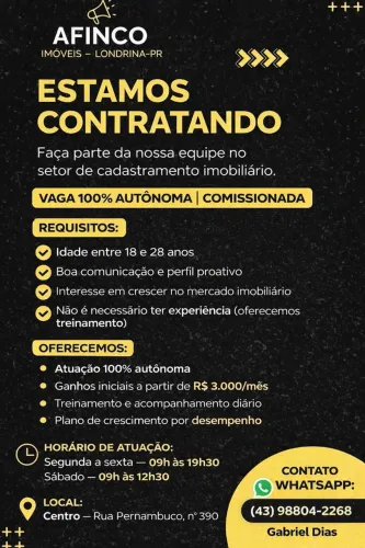 OPORTUNIDADE GANHOS A PARITR DE 3.000
