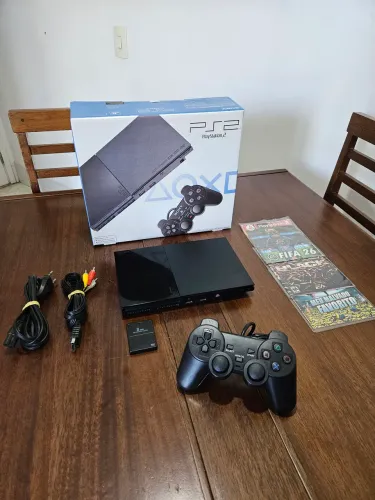 Playstation 2 Slim - Leitor funcionando
