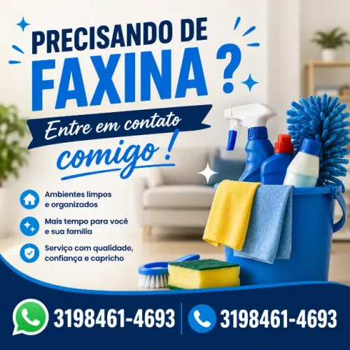 Faço faxina valor promocional