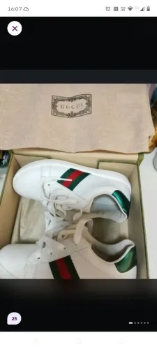 Tênis Gucci infantil semi novo n25