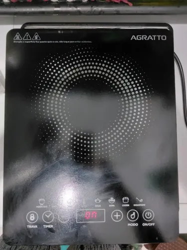 Fogão elétrico por indução. 1 boca. 220V.