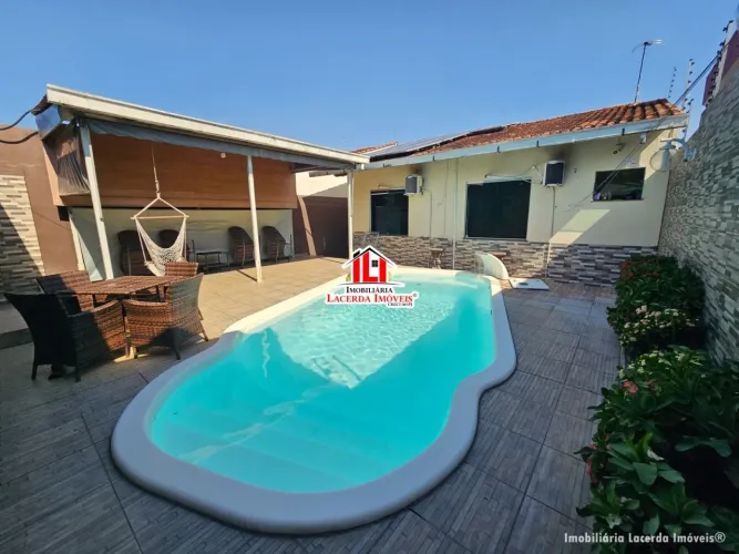 JARDIM SAKURA, CASA COM 3 SUÍTES E ESPAÇO EDÍCULA COM PISCINA, ENERGIA SOLAR, POÇO ARTESIA