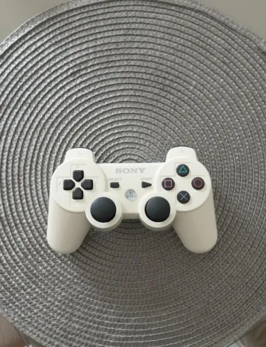 Controle Sony DualShock 3 Branco Original PS3 (Japonês)