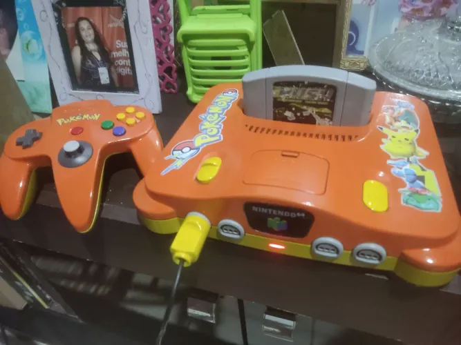 NINTENDO 64 CUSTOMIZADO E COMPLETO